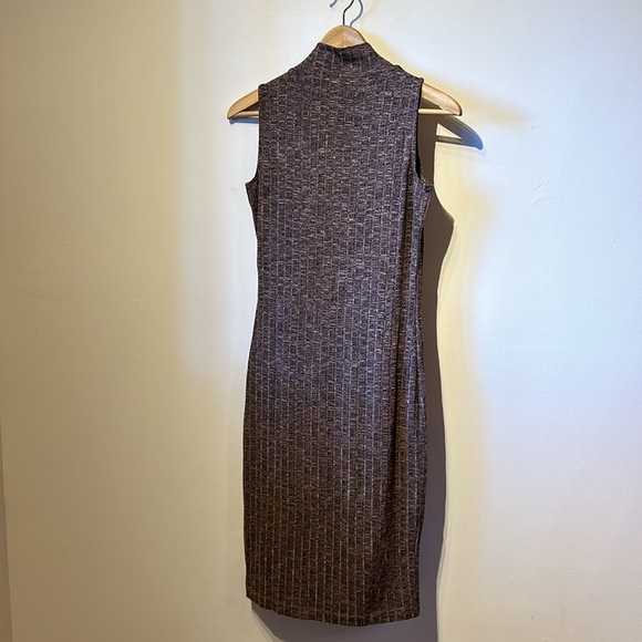 NWT Serena Williams Midi Dress Size XS Stretchy high neck sleeveless shapely - Picture 7 of 8